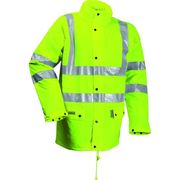 FR LR3456 HiVis Antiflame Winter Rain Jacket