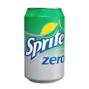 Sprite Zero Soft Drink Cans
