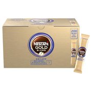 Nescafe Gold Blend Decaffeinated Instant Coffee Sticks
