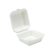 6" Bagasse Burger Box