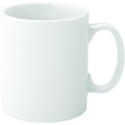 Pure White Straight Sided Mug