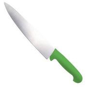 Cooks Knife Green Handle
