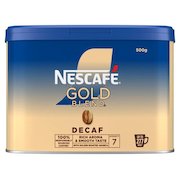 Nescafe Gold Blend Decaffeinated Instant Coffee