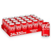 Cocoa Cola Soft Drink Cans