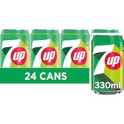 7UP Soft Drink Cans