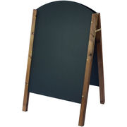 Oak A-Board Curved Top