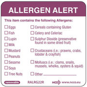 Allergen Alert Labels