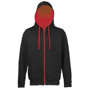 JH053 Contrast Hooded Sweatshirt