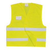 C494 HiVis Half Mesh Two Band Vest