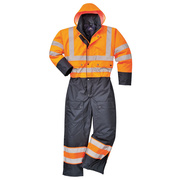 S485 HiViz Contrast Coverall - Lined