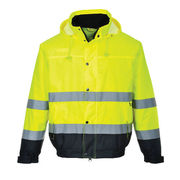 S266 HiViz Two Tone Bomber Jacket