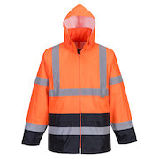 H443 Hi-Vis Contrast Classic Rain Jacket