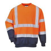 B306 Two Tone Hi-Viz Sweatshirt