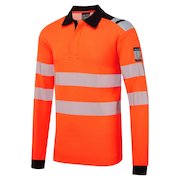FR734 PW3 Modaflame Knit HVO FR Long Sleeve Polo Shirt