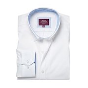 Tailored Fit Stretch Cotton Oxford Shirt