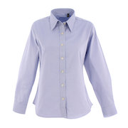 UC703 Ladies Pinpoint Oxford Long Sleeve Shirt