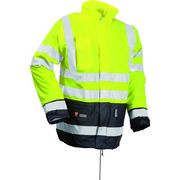 FR LR32 Two Tone HiVis Antiflame Winter Rain Jacket