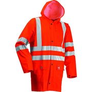 FR-LR55 HiVis Antiflame Rain Jacket