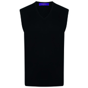 HB724 Men's Sleeveless V-Neck Jumper