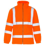 HiVis Orange Fleece Jacket