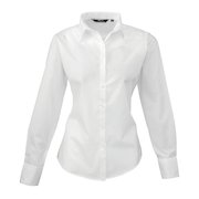 PR300 Ladies Poplin Long Sleeve Blouse