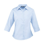 PR305 Ladies 3/4 Sleeve Poplin Blouse