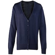 PR697 Ladies Button-Through Knitted Cardigan