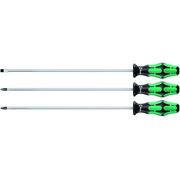 Wera 3 Piece 300mm Kraftform Plus Long Screwdriver Set