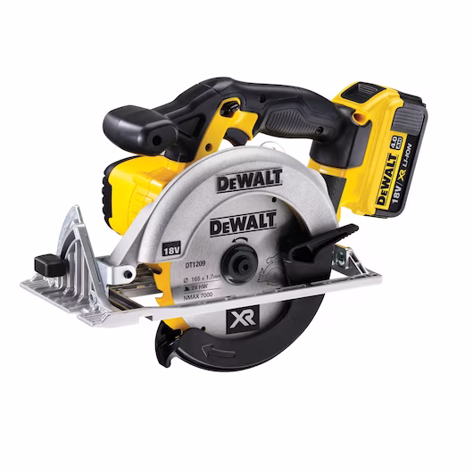 DeWalt DCS391M2-GB 18V XR Circular Saw c/w 2 x 4ah Batteries