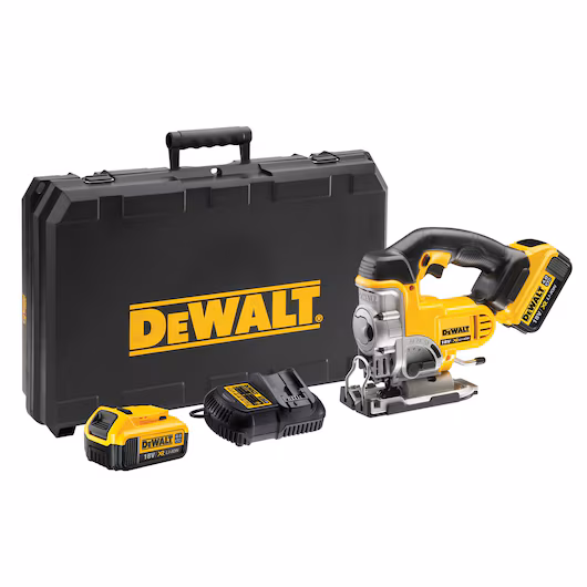 DeWalt DCS331M2-GB 18V XR Jigsaw & 2 x 4Ah Batteries
