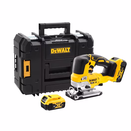 DeWalt DCS334P2-GB 18V XR Brushless Jigsaw & 2 x 5Ah Batteries