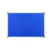 Bi-Office Maya Fire Retardant Felt Noticeboard Aluminium Frame