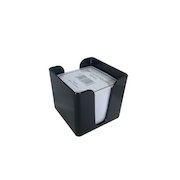 ValueX Deflecto Cubic Note Block and Holder Black