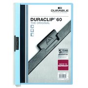 Durable Duraclip 60 Report File 6mm A4 Blue (Pack 25) 220906