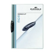 Durable Swingclip Report Folder A4 Black (Pack 25) 226001
