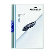 Durable Swingclip Report Folder A4 Blue (Pack 25) 226007