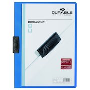 Durable Duraquick Clip Folder A4 Blue (Pack 20) 227006