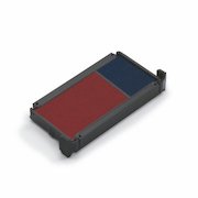 Trodat 6/4912/2 Replacement Stamp Pad Fits Printy 4912/4912 Typo/Office Printy Red/Blue (Pack 2)