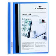 Elba A4+ Report File Capacity 160 Sheets Clear Front A4 Blue