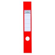 Durable Ordofix Spine Labels 390x60mm Self-adhesive PVC for Lever Arch File Red