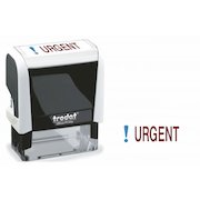 Trodat Office Printy 4912 Self Inking Word Stamp URGENT 46x18mm Blue/Red Ink