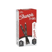 Sharpie S-Gel Rollerball Pen 0.7mm Line Black (Pack 12) 2136595