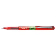 Pilot Begreen Greenball Liquid Ink Rollerball Pen Recycled 0.7mm Tip 0.35mm Line Red (Pack 10)