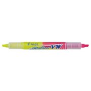 Pilot Begreen Spotliter VW Highlighter Pen Twin Chisel Tip 3.3mm Line Yellow/Pink (Pack 10)