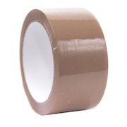 ValueX Low Noise Packaging Tape 48mmx66m Brown (Pack 6)