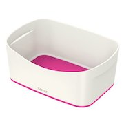 Leitz MyBox WOW Storage Tray White/Pink 52574023