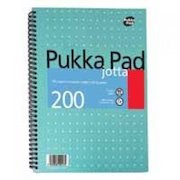 Pukka Pad Metallic Jotta Nbk Wirebound 80gsm Ruled Perforated 200pp A5 Metallic Green