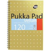 Pukka Pad Vellum Notebook Wirebound 80gsm Ruled Perforated 120pp A5