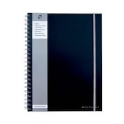 Pukka Pad Jotta A4 Wirebound Polypropylene Cover Notebook Ruled 160 Pages Black (Pack 3)