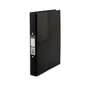 Pukka Brights Ring Binder Laminated Paper on Board 2 O-Ring A4 25mm Rings Black (Pack 10)